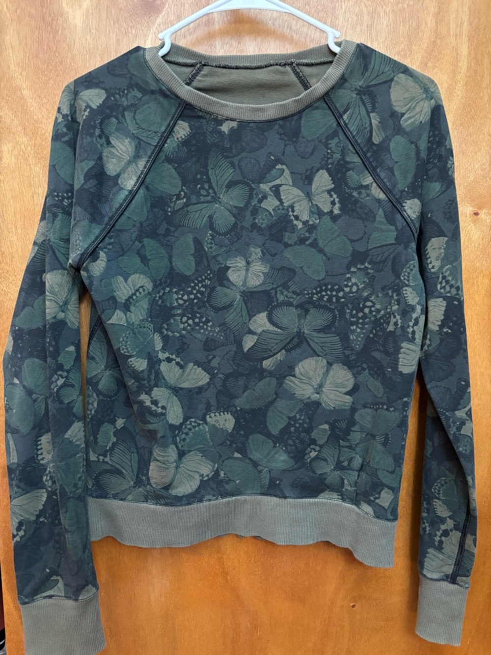 Lululemon Butterfly Print Crewneck Sweatshirt